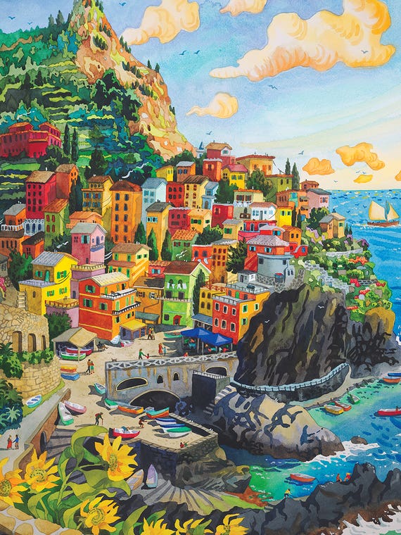 Manerola, Cinque Terre by Robin Wethe Altman