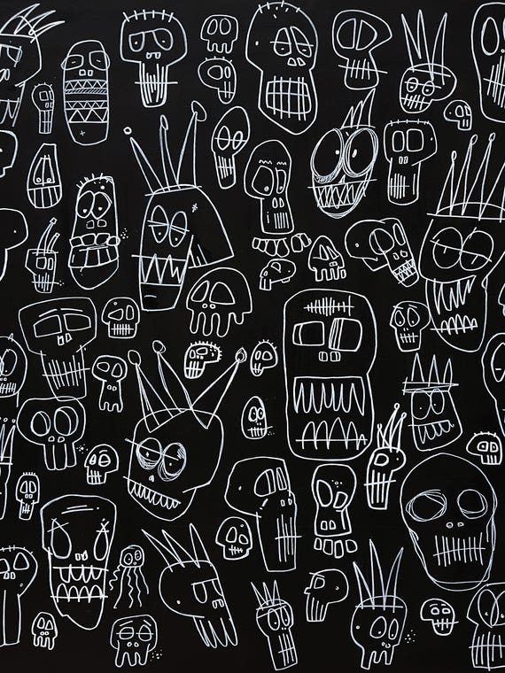 61 Skulls, 1 Magic Bean And A Jellyfish by Well Well 