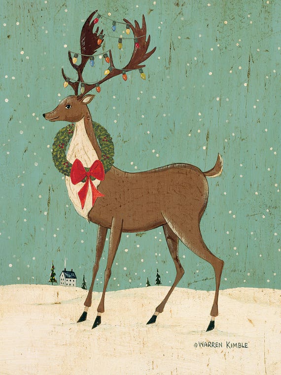 Winter Dear II by Warren Kimble