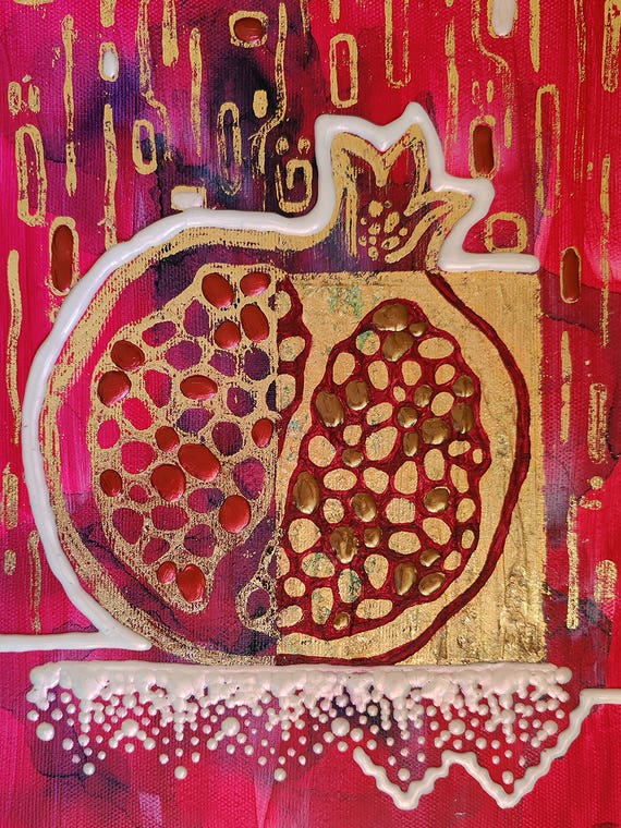 Golden Pomegranate by Yulia Belasla