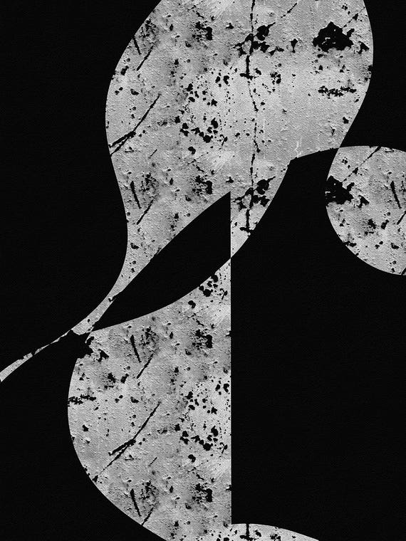 Black And White Abstract II by Yuli Saputra