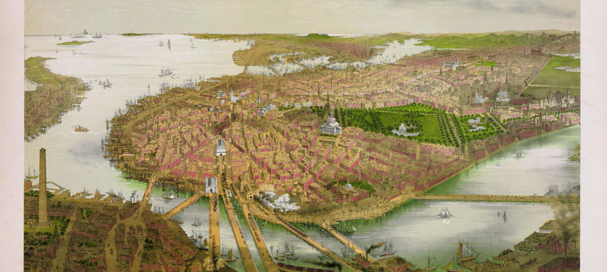 Boston Maps Art Prints