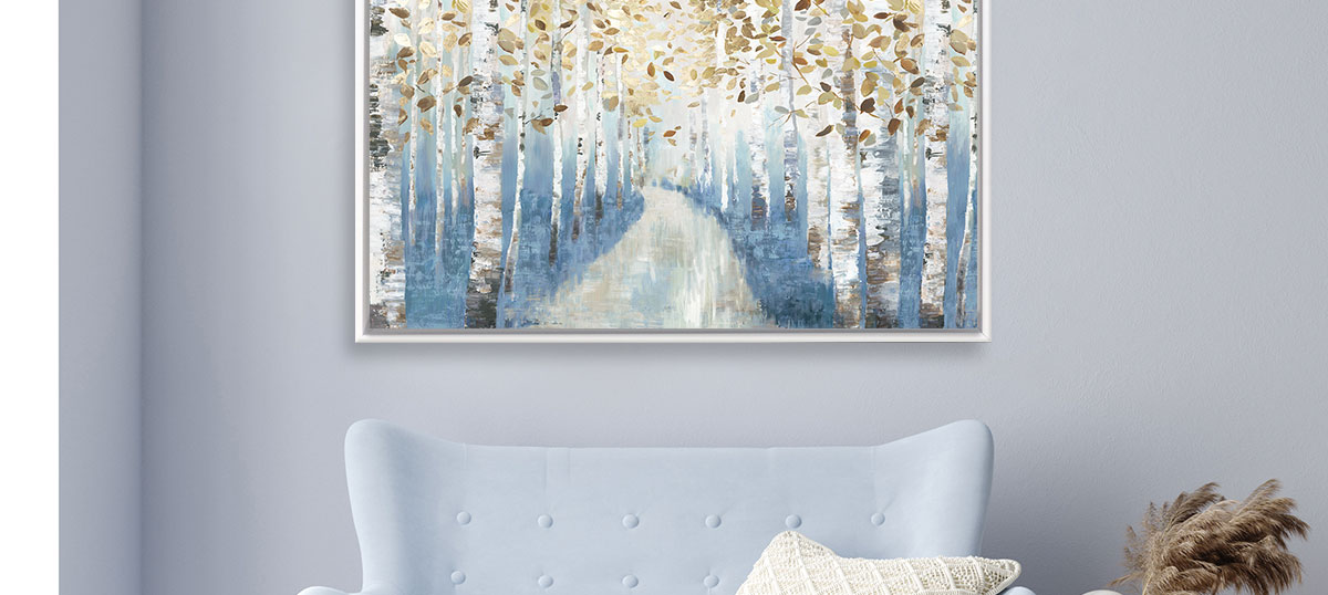 Calm & Sophisticated Living Room Canvas Art Prints