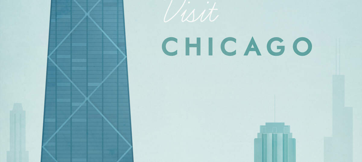 Chicago Posters Canvas Wall Art