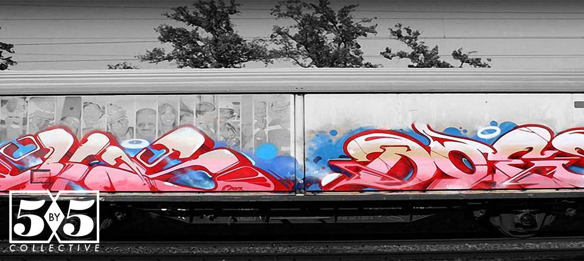 Color Splash Graffiti Canvas Art Prints