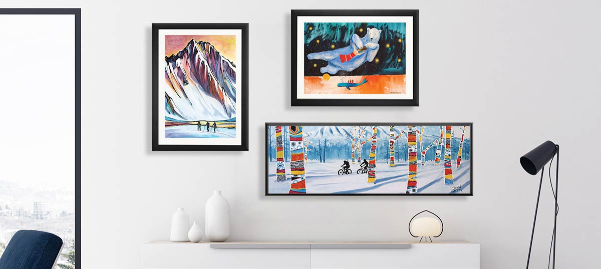 Colorful Arctic Canvas Wall Art