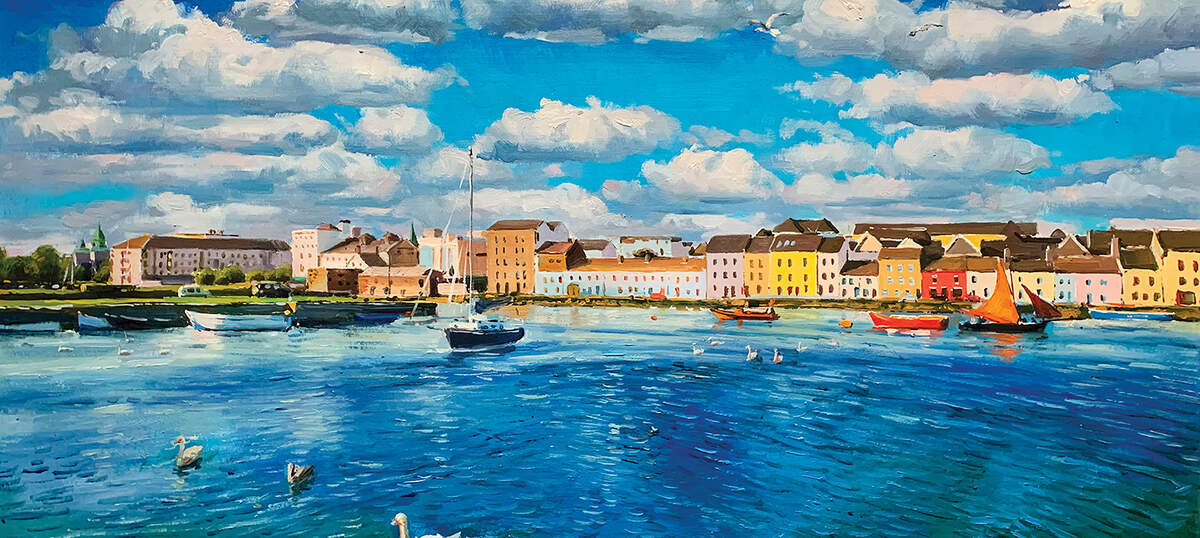 Galway Canvas Art Prints