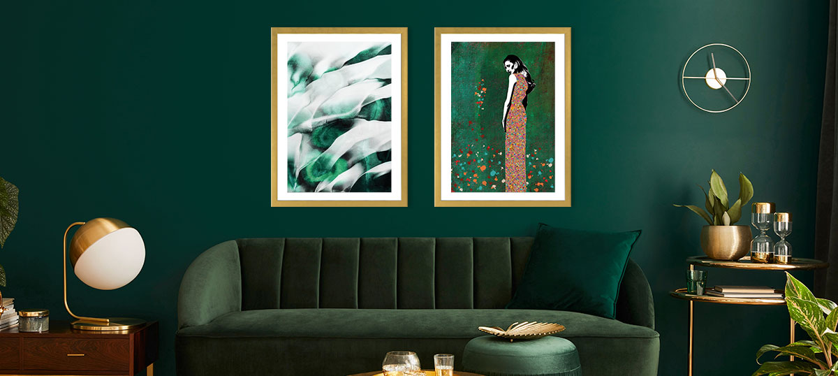 Green with Envy Canvas Artwork