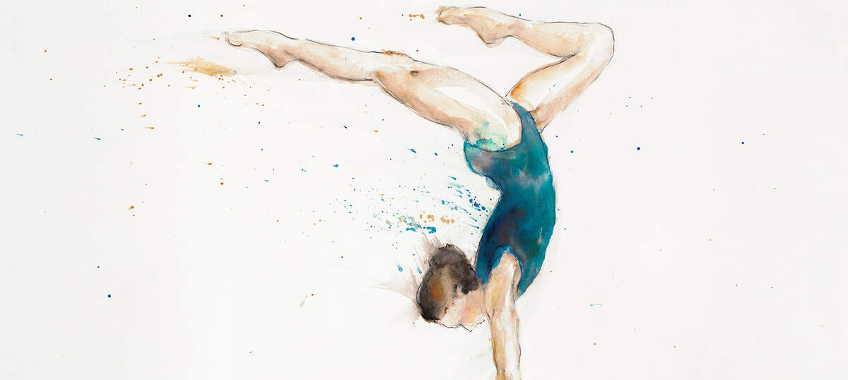 Gymnastics Canvas Art Prints