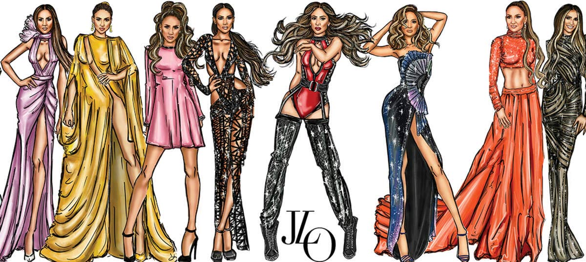 Jennifer Lopez Canvas Artwork