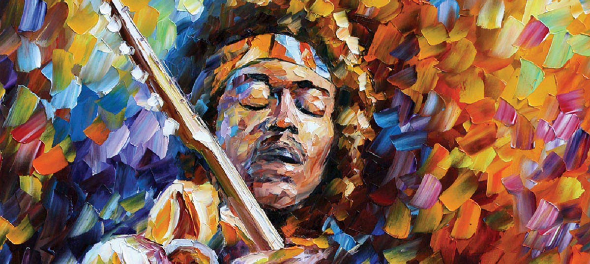 Jimi Hendrix Abstract Printed Canvas Picture Multiple Sizes 30mm Deep Rock 