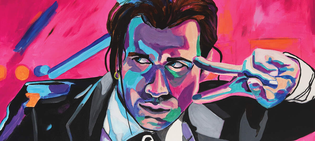 John Travolta Canvas Art Prints