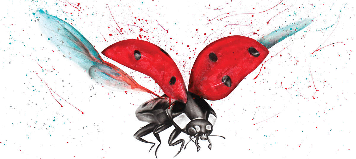 Ladybug Art Canvas Art Prints