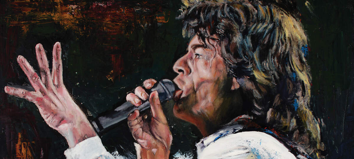 Mick Jagger Canvas Artwork