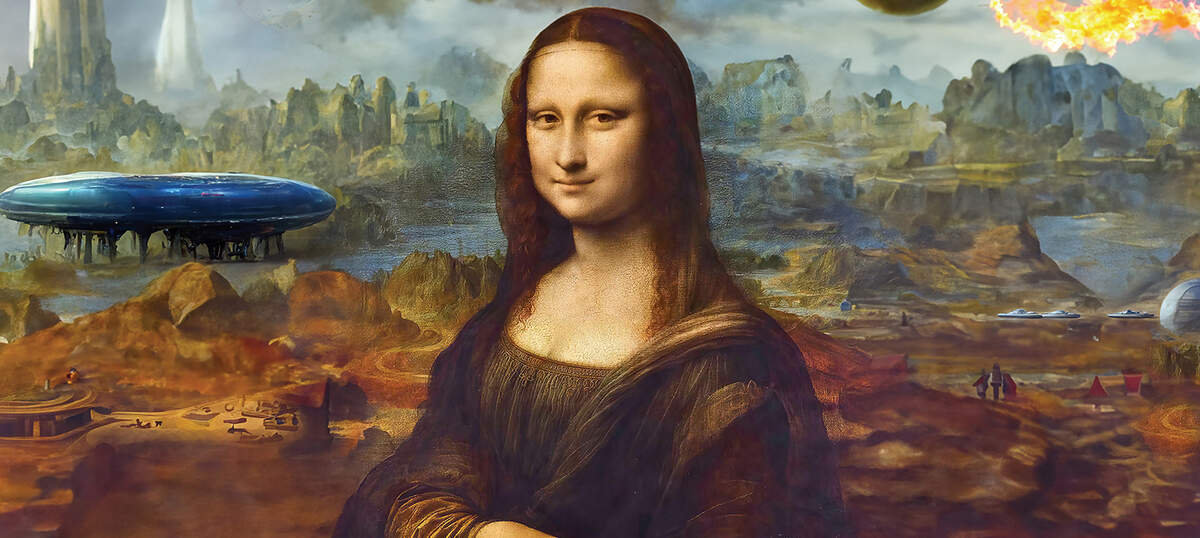 Mona Lisa Reimagined Art Prints