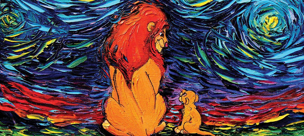 Lion King Canvas Art Prints