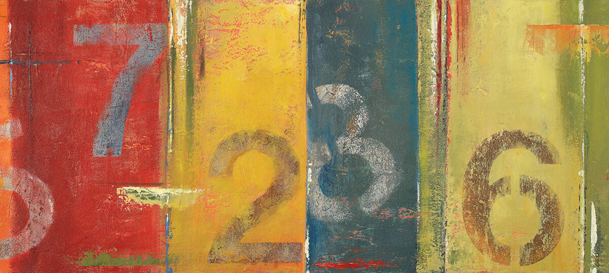 Number Art Canvas Artwork