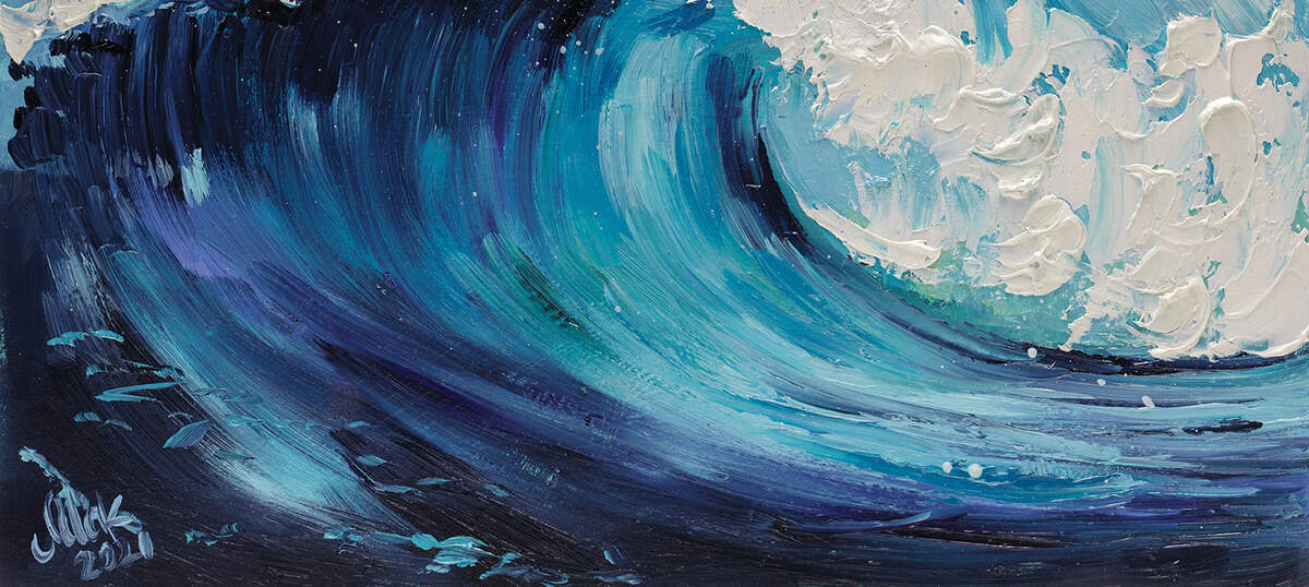 Ocean Blues Canvas Wall Art
