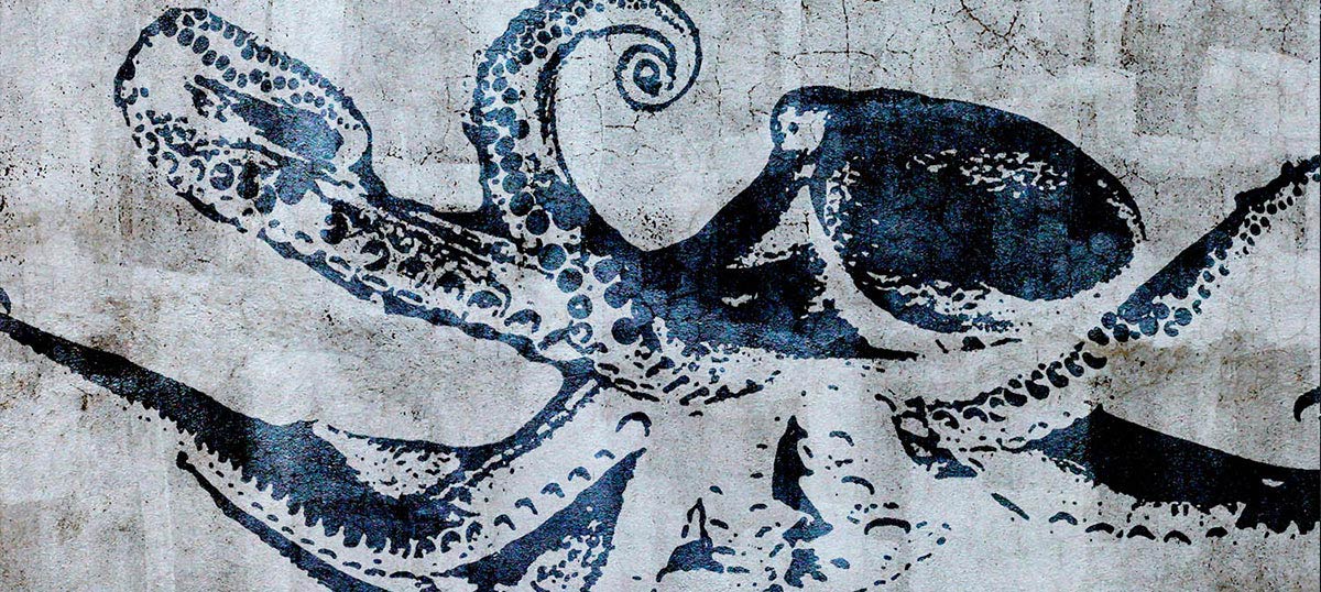 Octopus Art Canvas Wall Art