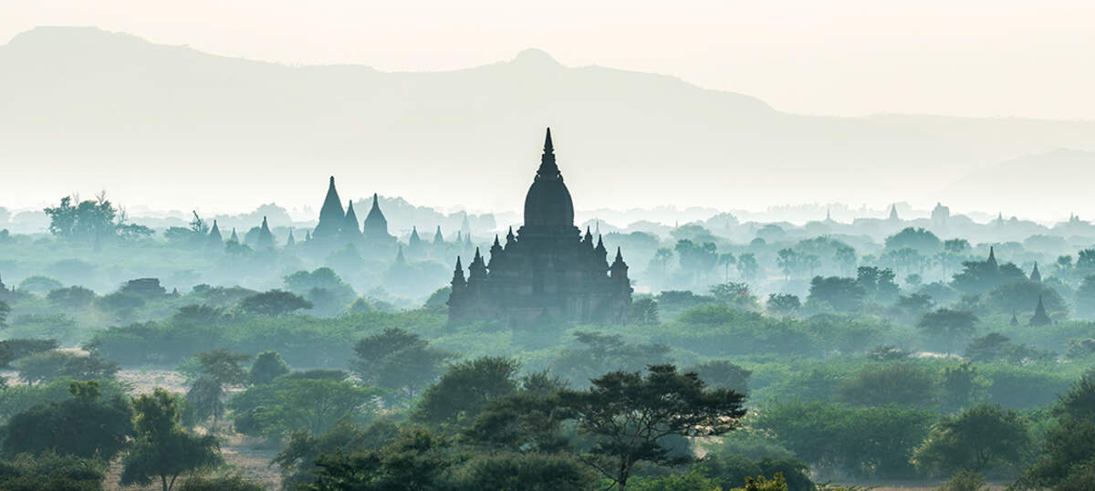 Old Bagan Canvas Art Prints