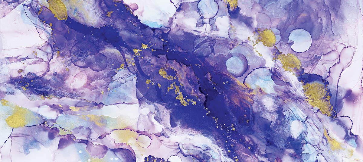 Purple Abstract Art Canvas Prints