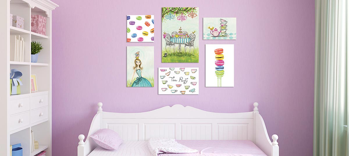 Tea Party Canvas Art Prints