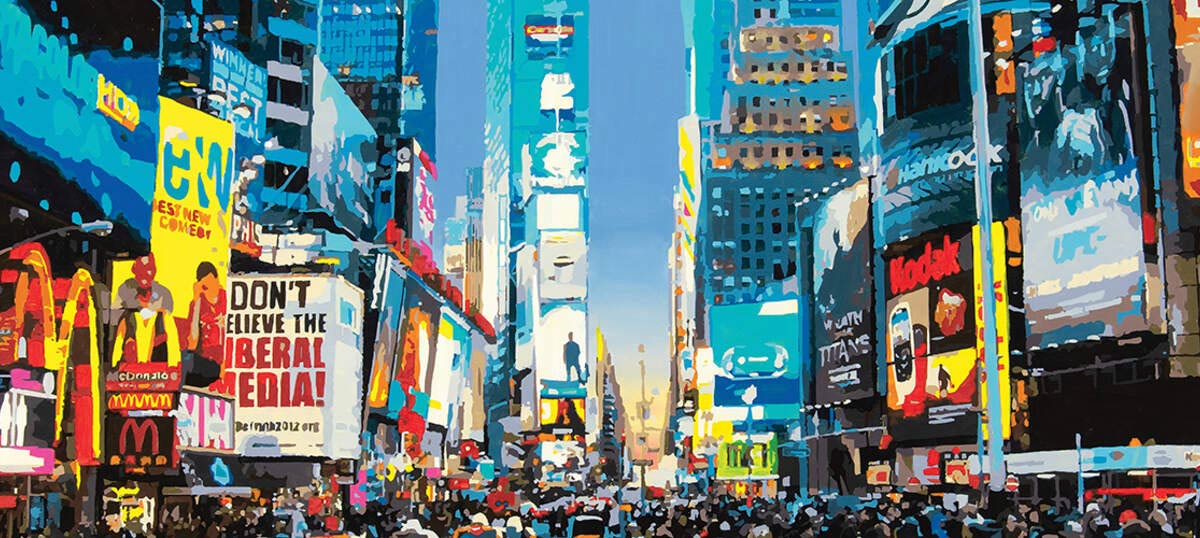 Times Square Canvas Prints