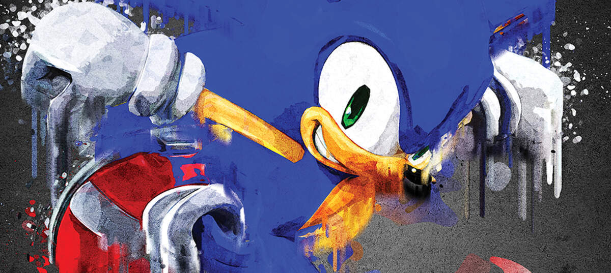 Classic Sonic the Hedgehog Art Print 