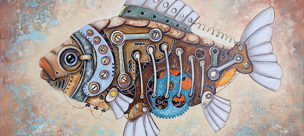 Whimsical Steampunk Canvas Prints