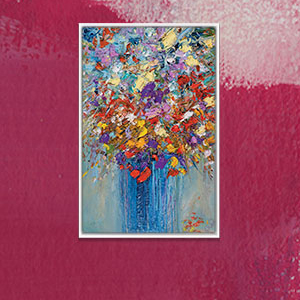 Mothers Day Flowers Canvas Prints