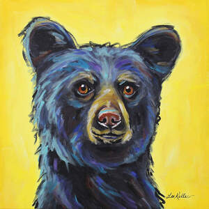 Black Bears Canvas Art