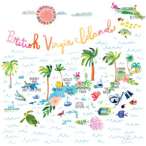 British Virgin Islands Canvas Prints