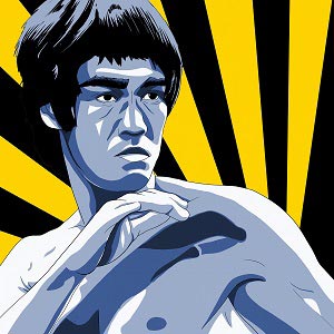 Bruce Lee Canvas Artwork