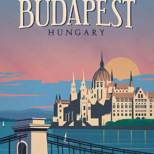 Budapest Canvas Artwork