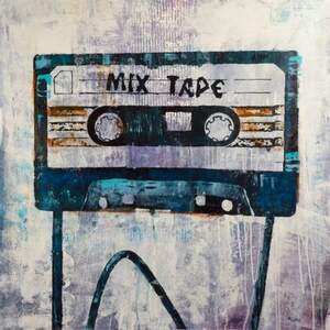 Cassette Tapes Canvas Artwork