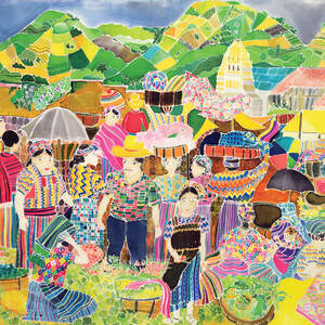 Central American Culture Canvas Artwork