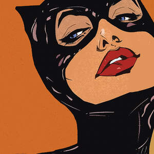 Catwoman Canvas Art