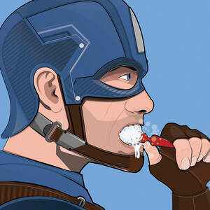 Captain America Canvas Art