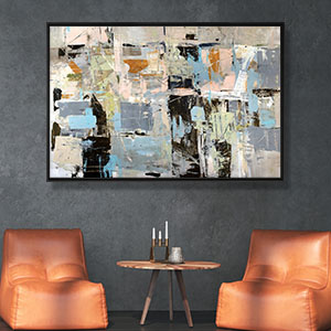 Modern Abstract Shape Vintage Poster Canvas Art Print Wall Picture Home Decor