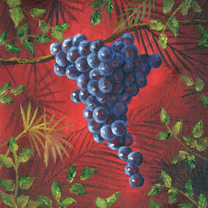 Grapes Canvas Art