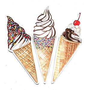 Ice Cream & Popsicle's Art Prints