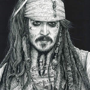 Johnny Depp Canvas Art