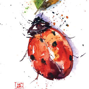 Ladybugs Canvas Wall Art