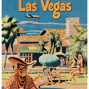 Las Vegas Travel Posters Canvas Art Prints