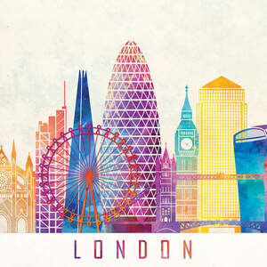 London Skylines Canvas Prints