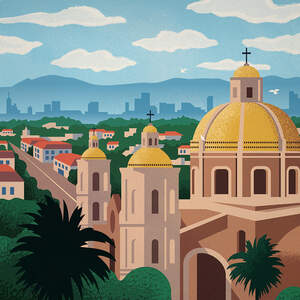 Mexico City Canvas Prints