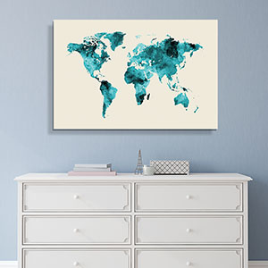 Minimalist Maps Art Prints