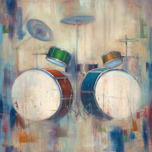 Drums Canvas Art