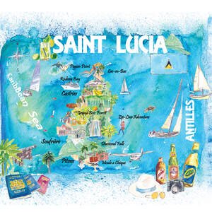 Saint Lucia Art Prints
