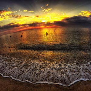 Beach Sunrises & Sunsets Art Prints